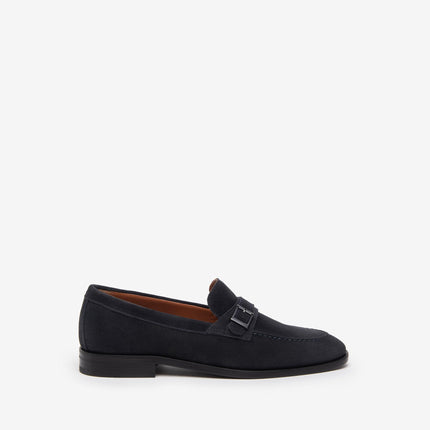 Mocassini Uomo Camoscio Blu I302930UE BLU 200 Nero Giardini 