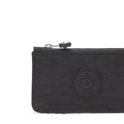 Portacarte con Zip in Tessuto Nero CAMILO BLACK NOIR Kipling 