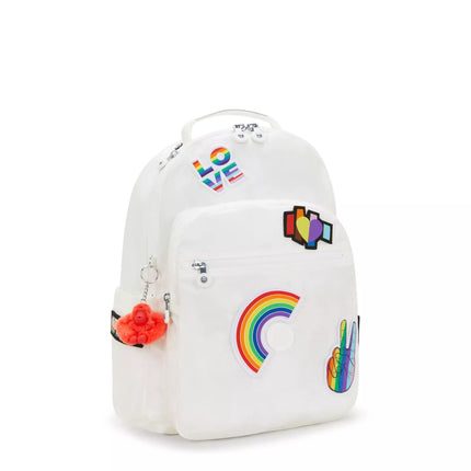 Zaino Pride Multitasche con Porta PC SEOUL PRIDE ALABASTER PATCH Kipling 