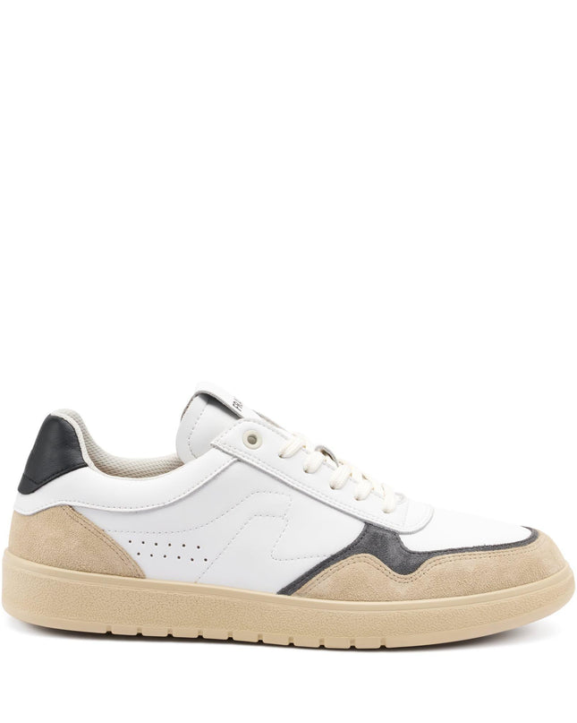 Frau Sneakers Uomo Bassa in Pelle Bianca Siberia 11D1 SIBERIA Frau 