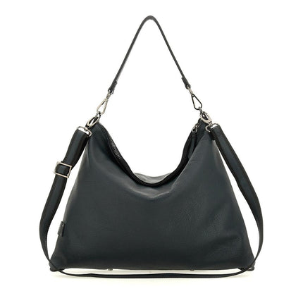 Gabs Borsa a Spalla Convertibile e Trasformabile in Pelle Nero con Tracolla FILIPPA TG L BLACK Gabs 