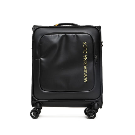 Mandarina Duck Trolley da Cabina Bagaglio a Mano 4 Ruote Nero OSV01 ECO COATED BLACK Mandarina Duck 