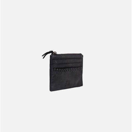 Biba Portacarte in Pelle Nera con Zip WIN8L WINONA BLACK Biba 