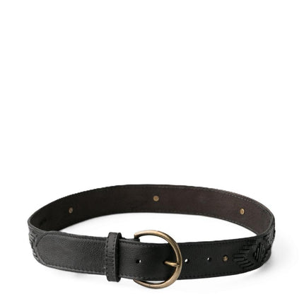 Biba Cintura Donna Pelle Nero con Infilature BAY1A BAYRON BLACK Biba 