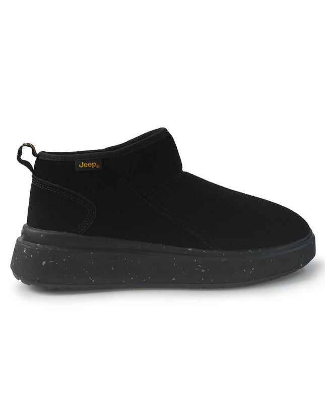 Stivaletti Bassi Imbottiti Camoscio Nero NATURE JL42590A-062 Jeep Footwear 