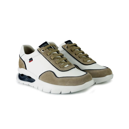 Callaghan Sneakers Ammortizzata Uomo Pelle Bianca 45423 VENTO WHITE Callaghan 