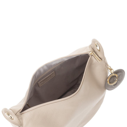 Borsa Tracolla Pelle Taupe FZT59 MELLOW LEATHER WARM TAUPE A28 Mandarina Duck 