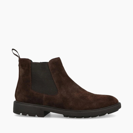 Impronte Stivaletti Chelsea Zip Uomo in Camoscio Marrone CIPRIANI CHELSEA SUEDE DARK BROWN Impronte 