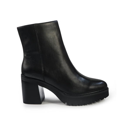 Callaghan Stivaletti Donna con Tacco e Plateau in Pelle Nero - MARIO SPATARELLA