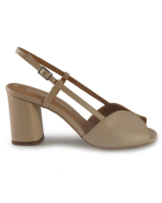 Gianmarco Sorelli Sandali Donna Tacco Alto in Pelle Nude - MARIO SPATARELLA