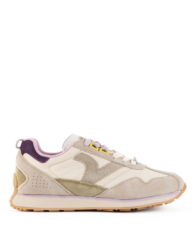 Sneakers Victoria Running Donna in Pelle Beige 8812100 ROOT D BEIGE Victoria 