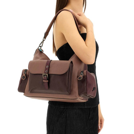 Gabs Borsa Donna Spalla e Tracolla in Pelle Multicolor DEA TG L BURGUNDY CHIANTI BALSAMICO Gabs 