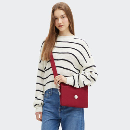 Borsa Pochette Rosso Tracolla RIRI L RED RED WINE Kipling 