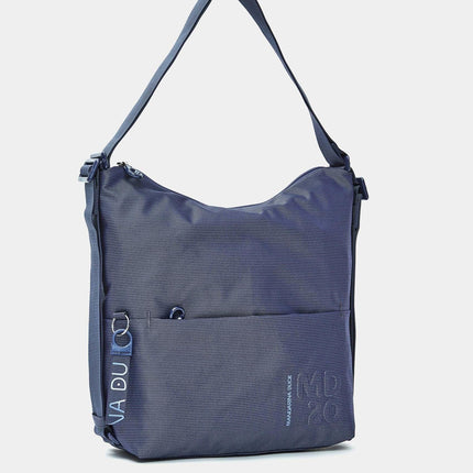 Mandarina Duck Borsa Convertibile Zaino in Tessuto Deep Blu QMT38 MD20 DEEP BLUE Mandarina Duck 