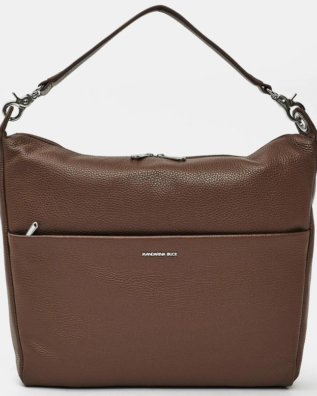 Mandarina Duck Borsa Donna Multitasche in Pelle Marrone Chocolat - MARIO SPATARELLA