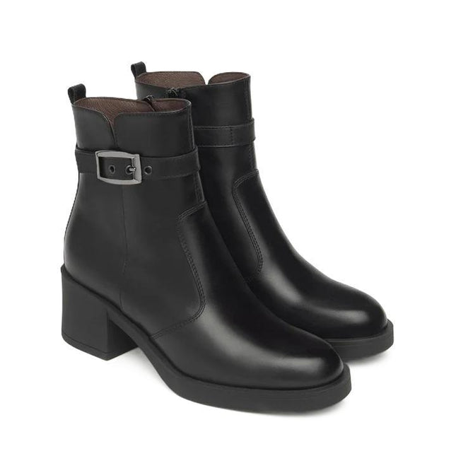 Nero Giardini Stivaletti Tronchetti Donna Pelle Nero I513870D NERO 100 Nero Giardini 