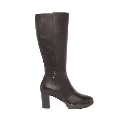 Nero Giardini Stivali Donna con Tacco Pelle Marrone I411721D MORO 300 Nero Giardini 