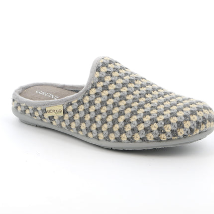 Pantofole Donna Maglia Grigia CI2674 FAYE GRIGIO Grunland 