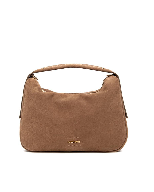 NeroGiardini Borsa Donna Hobo con Tracolla in Camoscio Mou E644146D MOU 442 Nero Giardini Borse 
