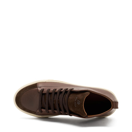 Stivaletto Uomo Lacci Pelle Marrone 29S8 PANNA BROWN Frau 