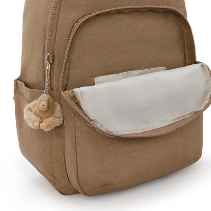 Kipling Zaino Porta Computer 15 Pollici Tan SEOUL TAN Kipling 