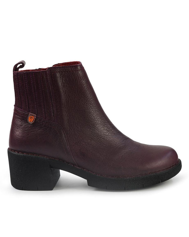 Jungla Stivaletti Donna con Tacco in Pelle Viola 8136 VIOLA Jungla 