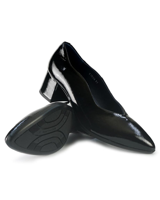 Decollete Donna in Vernice Nero 31508 FORRO VERNICE Callaghan 