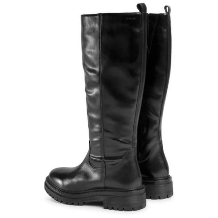 Stivali al Ginocchio Pelle Nero D04HRC 05443 IRIDEA Geox 