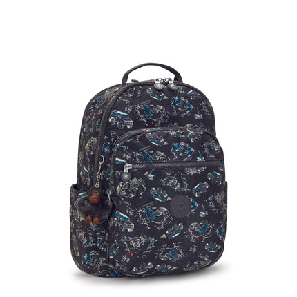 Zaino Porta Computer 15 Pollic Fantasiai Blu SEOUL COLLEGE JUNGLE FUN RACE Kipling 