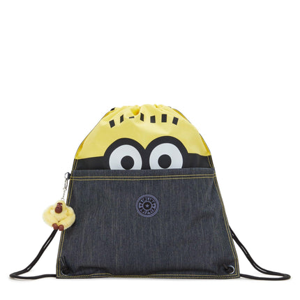 Sacca in Tessuto Minions SUPERTABOO MINIONS JEANS BLOCK Kipling 