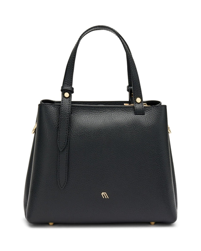 Borse Donna Frau a Mano con Tracolla in Pelle Nero - MARIO SPATARELLA