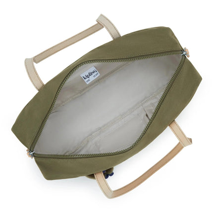 Kipling Borsa a Spalla Cotton Kaki - MARIO SPATARELLA