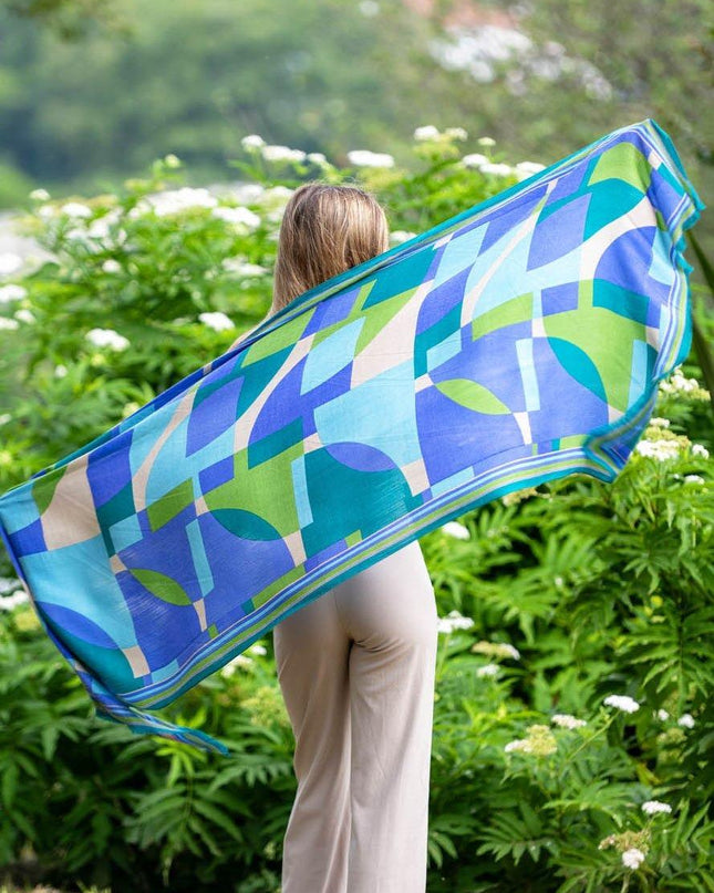 Foulard in Lana Misto Seta Lavanda - MARIO SPATARELLA