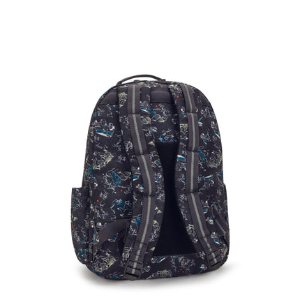 Zaino Porta Computer 15 Pollic Fantasiai Blu SEOUL COLLEGE JUNGLE FUN RACE Kipling 