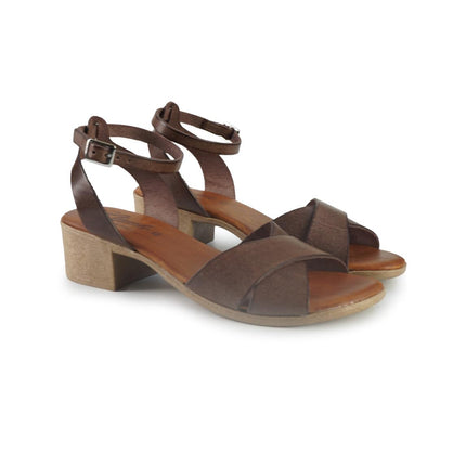Sandali con Tacco in Pelle Moro 2830 MORO Clanto 