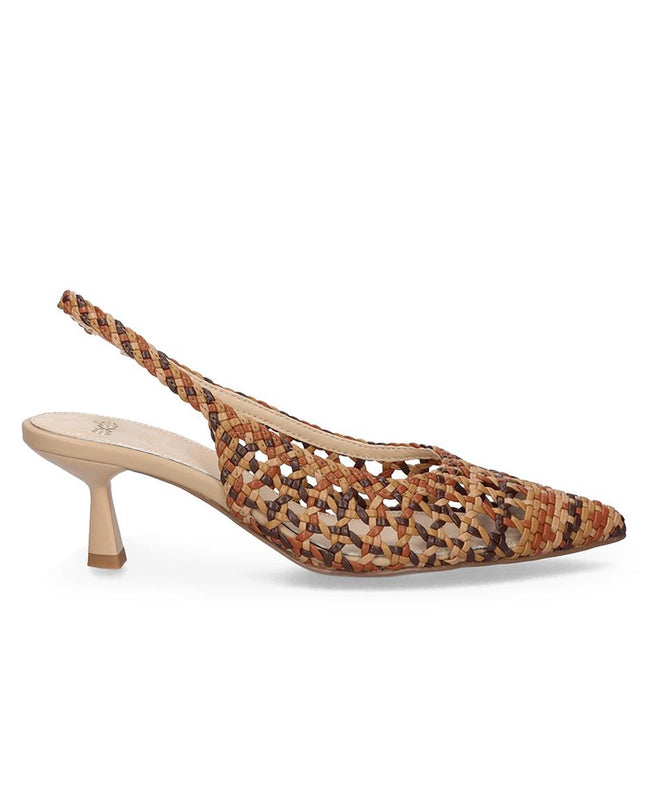 Exe Chanel Sling Back Donna Intrecciato Multi Cuoio SELENA 851 BEIGE Exe 