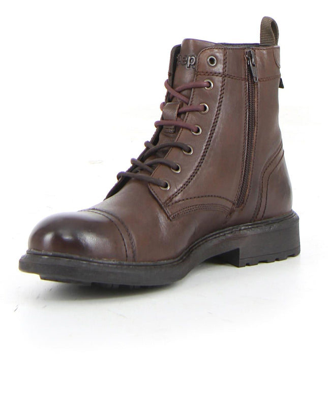 Stivaletti Uomo Alti Lacci Marrone MAYWOOD DARK BROWN 030 Jeep Footwear 