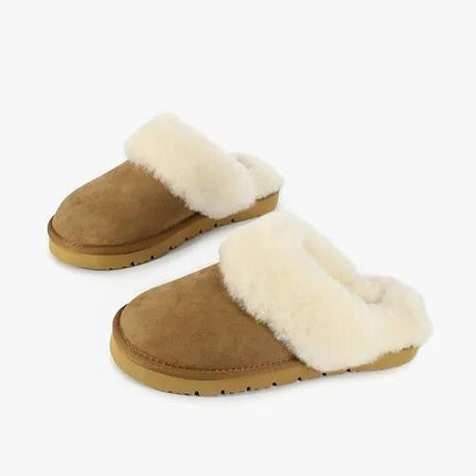 Pantofole Donna in Pelle CI2721 CUOIO Grunland 