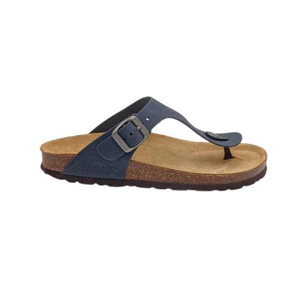 Ciabatta Infradito Sughero CB0001 SARA BLU Grunland 