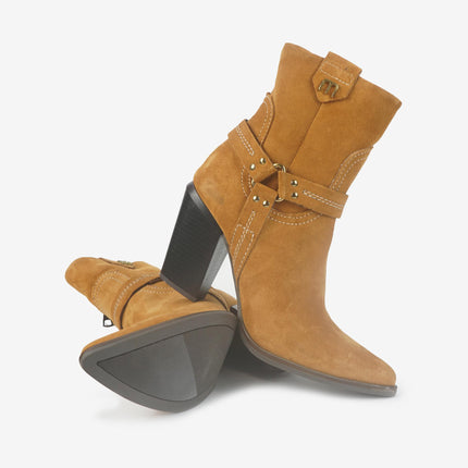 Stivaletto Texano a Punta T76202 MOSTARDA Mjus 