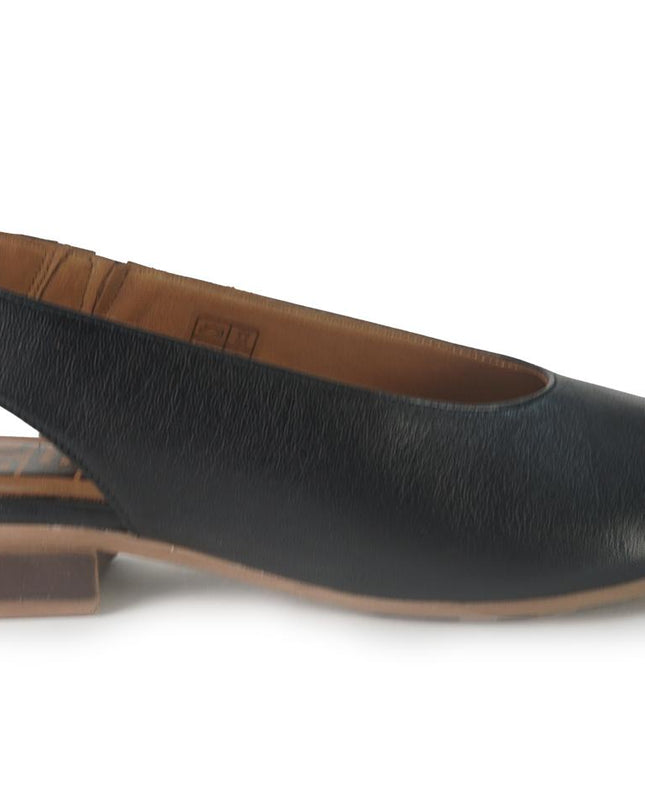 Sandali Bassi Donna Pelle Nera A6401 BLACK Bueno 