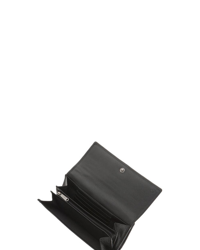 Portafogli Donna Lungo Pelle Nero FZP63 MELLOW LEATHER NERO 001 Mandarina Duck 