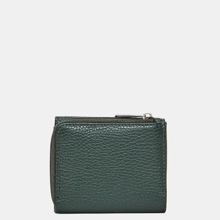 Mandarina Duck Portafogli Donna Pelle Verde Pine Green Portamonete FZP76 MELLOW LEATHER PINE GREEN Mandarina Duck 
