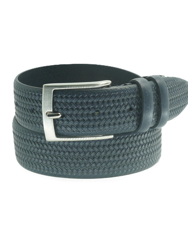 Cintura in Pelle Blu STAMPA BLU New Belt 