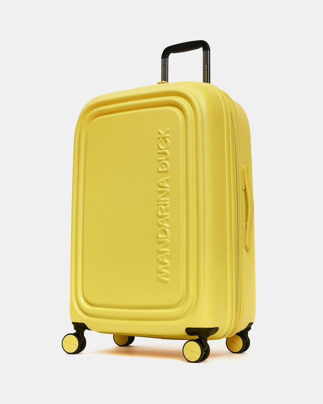 Trolley Medio Espandibile 4 Ruote Giallo SZV32 LOGODUCK YELLOW Mandarina Duck 