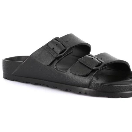 Ciabatta Gomma Doppia Fibbia CI2613 DATO NERO Grunland 