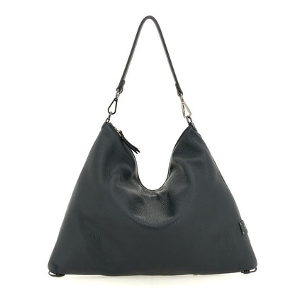Gabs Borsa a Spalla Convertibile e Trasformabile in Pelle Nero con Tracolla FILIPPA TG L BLACK Gabs 