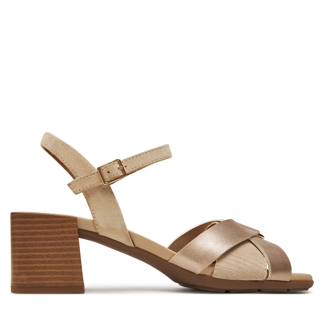 Sandali Donna Tacco Gold D45RLB NEW MARYKARMEN GOLD Geox 