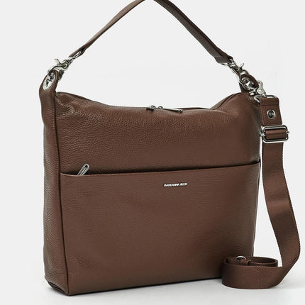 Mandarina Duck Borsa Donna Multitasche in Pelle Marrone Chocolat FZTA2 MELLOW LEATHER MILK CHOCOLATE Mandarina Duck 