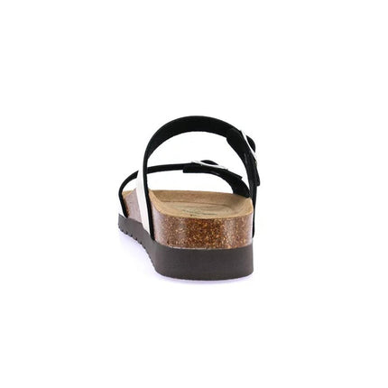 Grunland Sandali Donna Plantare Sughero Doppia Fibbia Champagne CB2434 HOLA CHAMPAGNE Grunland 